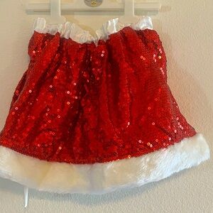 Icing Red Sequined Santa
Christmas Skirt |